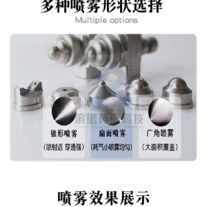 可調壓力廣角圓形噴嘴
